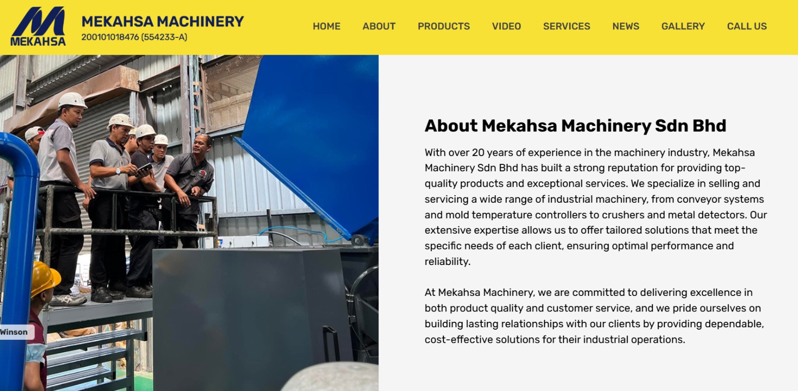 A One-Stop Machinery Supplier in Malaysia | Mekahsa Machinery